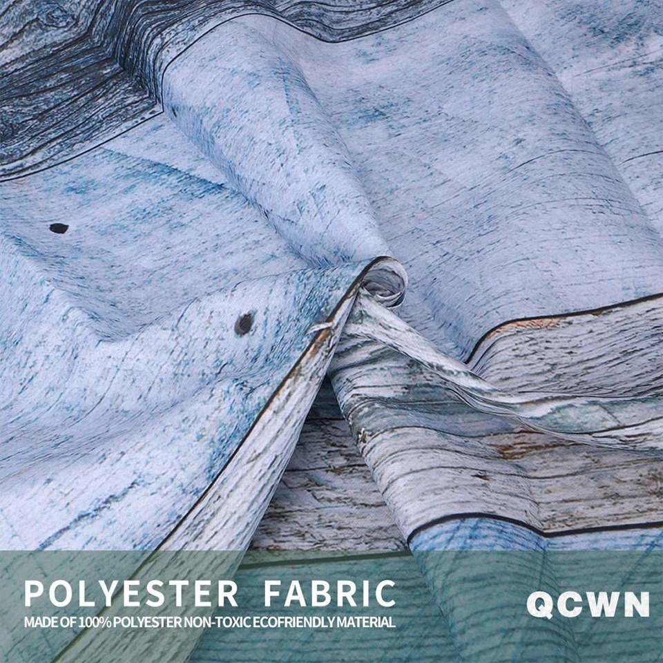 Puerta de granero de madera rústica cortina de ducha occidental decoración de baño de granja Foto 4 de 4