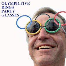 Olympic rings sunglasses party atmosphere props sunshade glasses