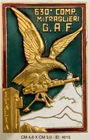 GUARDIA ALLA FRONTIERA 630a COMPAGNIA MITRAGLIERI GAF DISTINTIVO REGIO ESERCITO
