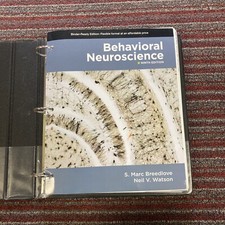 Behavioral Neuroscience by Neil V. Watson and S. Marc Breedlove (2019,...