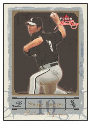 F401 SHINGO TAKATSU 2004 FLEER SWEET SIGS GOLD 48/99 #93 WHITE SOX RARE SP