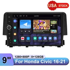 8+128G JOYING 9" Android 13 Head Unit For Honda Civic 2016+ Support Split Screen