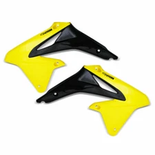 Cycra Powerflow Radiator Shrouds for 08-17 Suzuki RMZ-450 - Yellow