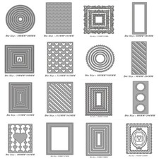 Rahmen Hintergrund Metall Cutting Dies Scrapbooking Papierkarte Stanzschablonen