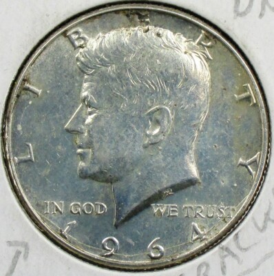 ケネディ1964  1964 Kennedy Silver Half Dollar - Error Coin - Major Die Crack | eBay