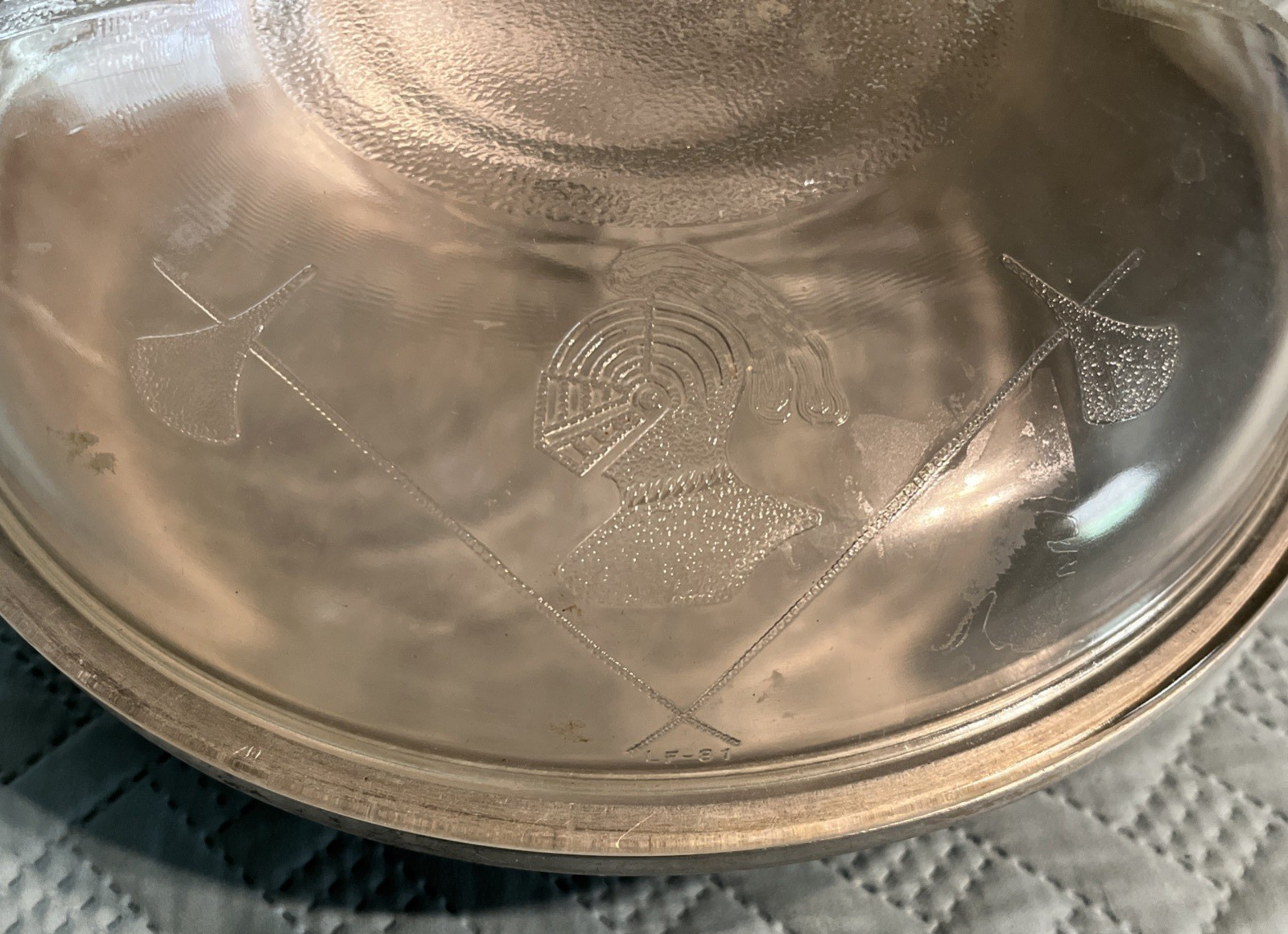 Guardian Service Cookware Round Casserole Fryer Roaster 12” With Glass Lid