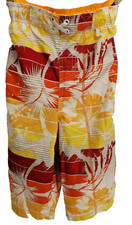 OP Ocean Pacific Hawiian Style Swim Trunks Board Shorts: Boys Large 10-12 