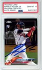 Ronald Acuna Jr 2018 Topps Chrome RC Rookie Autograph #193 PSA/DNA 10