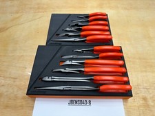 Snap-on Tools Usa New Orange 12pc Essential Pliers Cutters Foam Sets