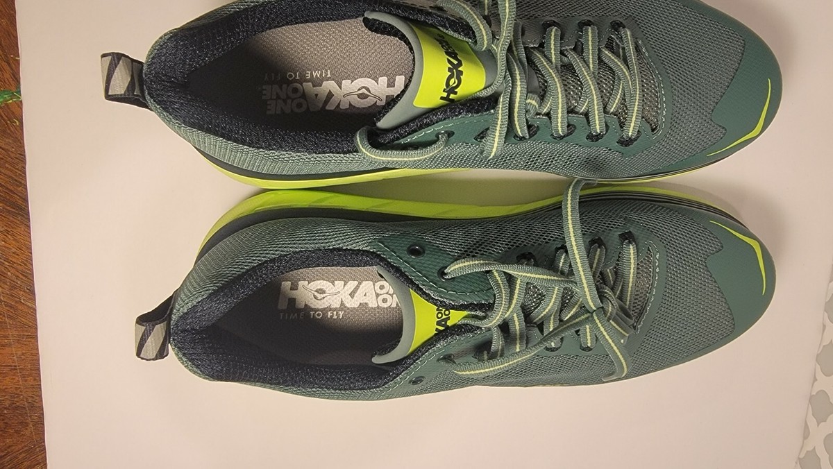 Men Hoka One One Challenger ATA 4 Green Volt Shoes Size 8.5  display picture 2
