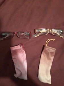 Lot JM New York Reading Glasses +0.00 Joy Mangano Spring Temple pair of 2 New
