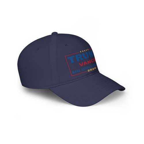 Trump Vance Make America Great Again 2024 Low Profile Baseball Cap - Picture 19 of 24
