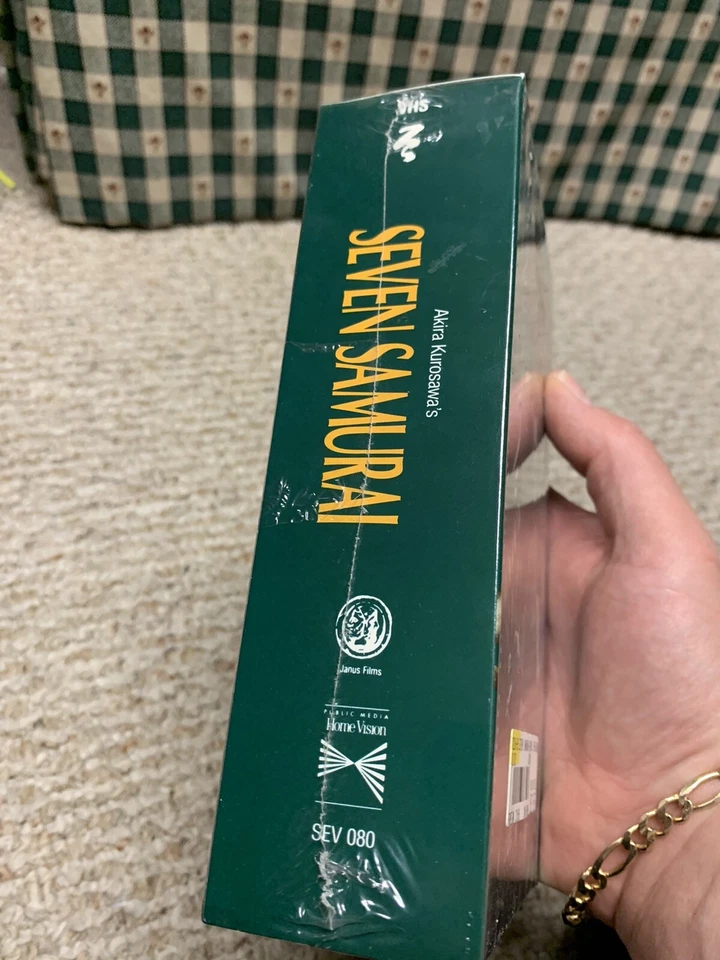 Seven Samurai VHS 1992 2-Tape Set Akira Kurosawa Full Length Japanese NEW SEALED - Image 3 of 4