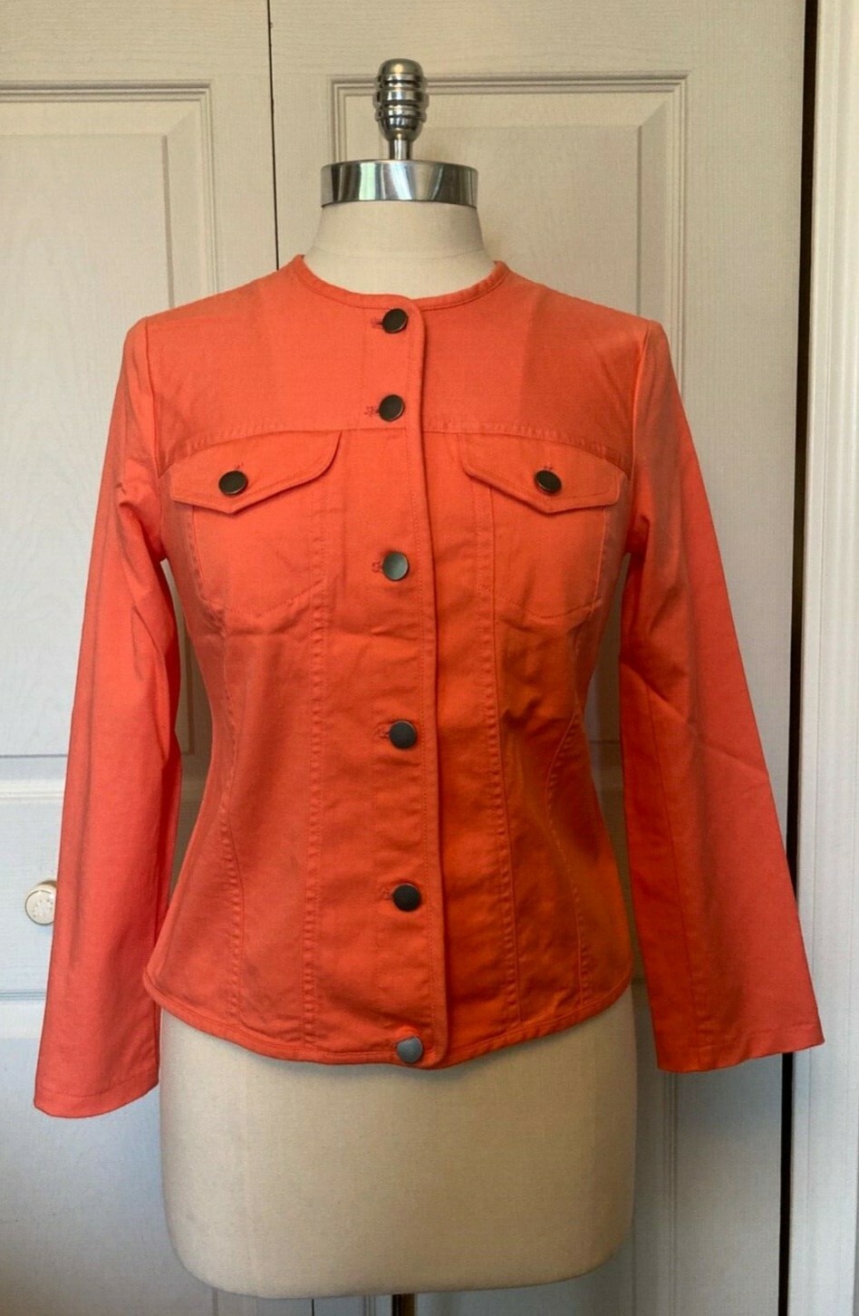 Pendleton Women's Orange Button Up Jacket 2 Pocke… - image 4
