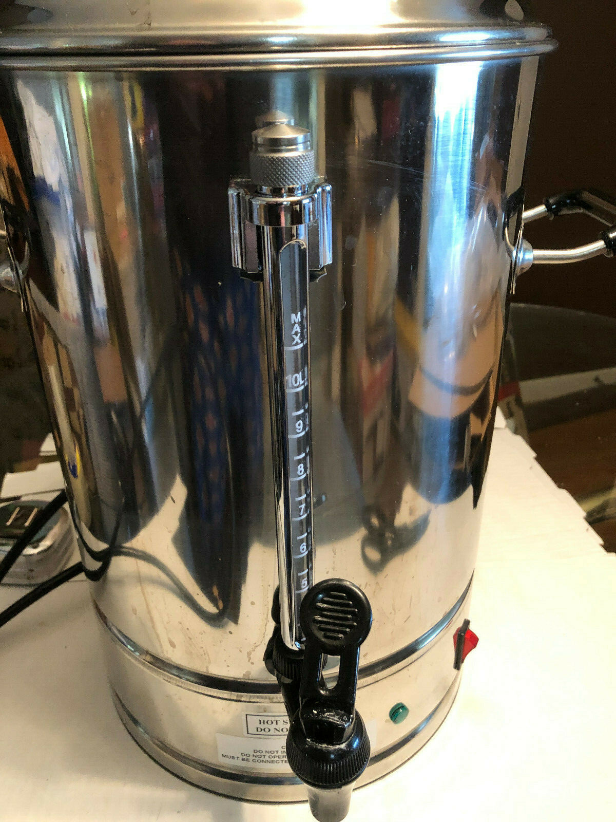 Sybo Cp10 Commercial Grade Stainless Steel Percolate Coffee Maker Hot