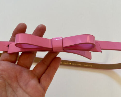 Kate Spade NY Color block Leather Bow Belt Two Tone Pink  display picture 2