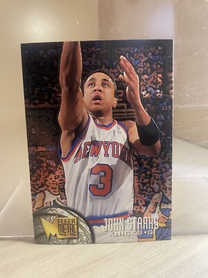John Starks 1995-96 Fleer Metal New York Knicks Basketball Card