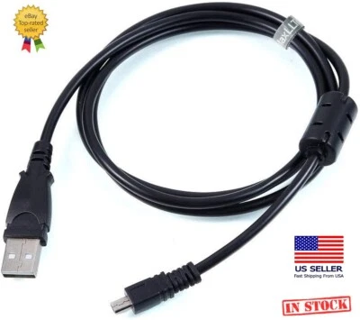 MaxLLTo USB Battery Charger +Data SYNC Cable Cord for Sony Camera Cybershot DSC