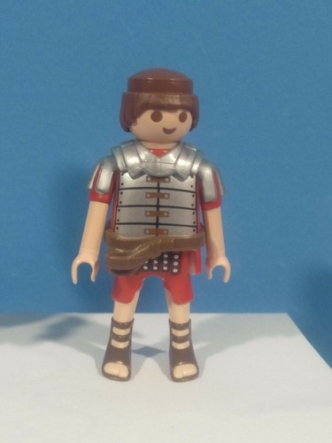 Figurine Playmobil Soldat Viking/romain - Occasion En Très Bon état - Univers Ferme/western
