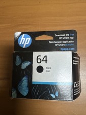 HP 64 Black Original Ink Cartridge, 200 pages, N9J90AN 140 Exp 1/2026