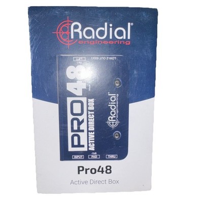 Radial Pro48 1-channel Active 48v Direct Box
