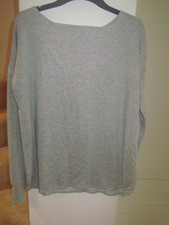 sweaty betty grey backless oversize sweatshirt S