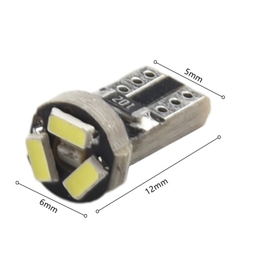 Modern T5 Dashboard Bulb 10x 3 LED 360 degree Lighting ABS Shell Material - Picture 3 of 21