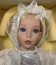 IN BOX Vintage Elke Hutchens DEIDRE Elke's Originals Porcelain 24" Doll w/ COA