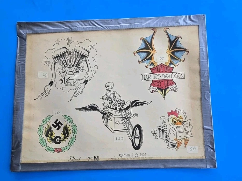 Spaulding & Rogers Tattoo Flash for sale | eBay