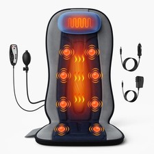 Vibration Back Massager for Chair with Heat, Massage Seat Cushion with Adjust...