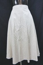 Alphorn 90s vintage costume skirt very wide swing pleated skirt white size 44