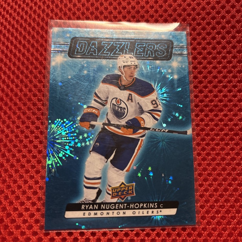 2023-24 Upper Deck Hockey Series 1 Blue Dazzlers Ryan Nugent-Hopkins DZ-23