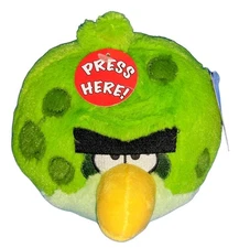 Angry Birds Rare 5” Terence Green Space Stuffed Plush Terrance No Sound - NEW