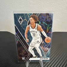 Panini Jalen Wilson #22 Rookie RC Brooklyn Nets Basketball Trading Card. rookie card picture