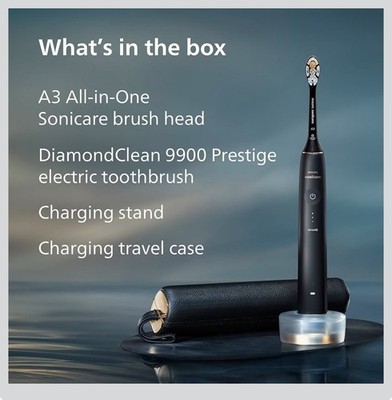 Philips Sonicare DiamondClean Prestige 9900 Power Toothbrush w/ SenseIQ Open Box