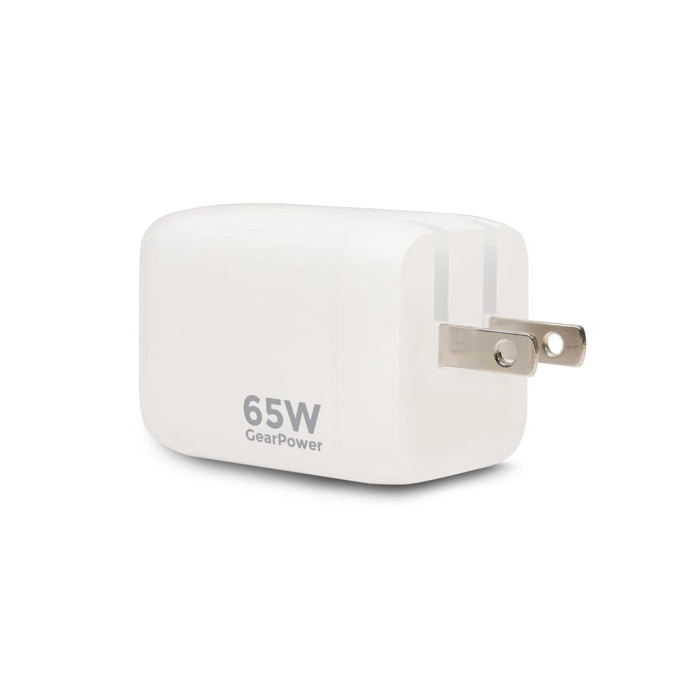 GearPower Cargador Doble USB-C 65W GaN, PPS, Cargador Rápido de 2 Puertos, Compacto, Comp... Foto 3 de 4