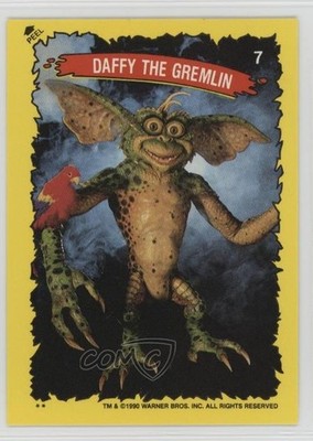 1990 Topps Gremlins 2: The New Batch Stickers Daffy Gremlin (Red Border) #7 0kb5