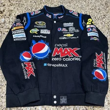 Jeff Gordon Pepsi Max JH Design NASCAR Jacket XL Black Racing Bomber Chevy 2014