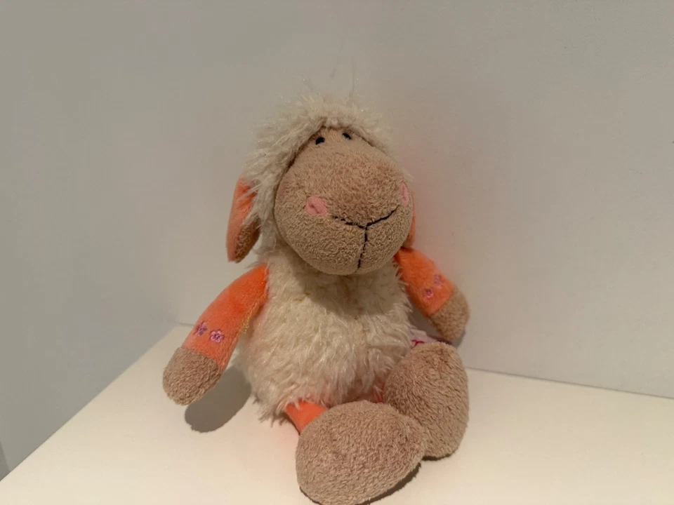 Nici Jolly Mäh Mellow Schaf ca. 25 cm Stofftier Kuscheltier Orange Mädchen - Bild 2 von 4