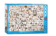 NEW Eurographics The World of Dogs Jigsaw Puzzle 1000pc 19 1/4"x 26 5/8"