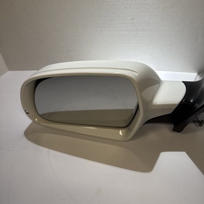10-16 AUDI A4 POWER DRIVER LEFT LH SIDE VIEW DOOR MIRROR IBIS WHITE PAINT LY9C
