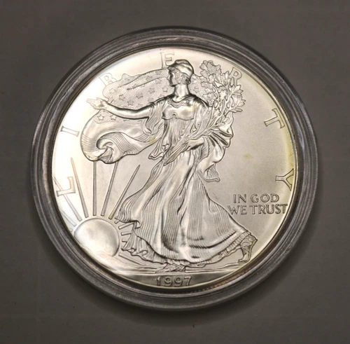 1997 Silver American Eagle Coin Uncirculated Littleton Coin Company
