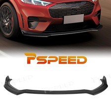 Matte Black Front Bumper Lip Spoiler For 2021 2022 2023 Ford Mustang Mach-e Gt Matte Black Front Bumper Lip Spoiler For 2021 2022 2023 Ford Mustang Mach-e Gt