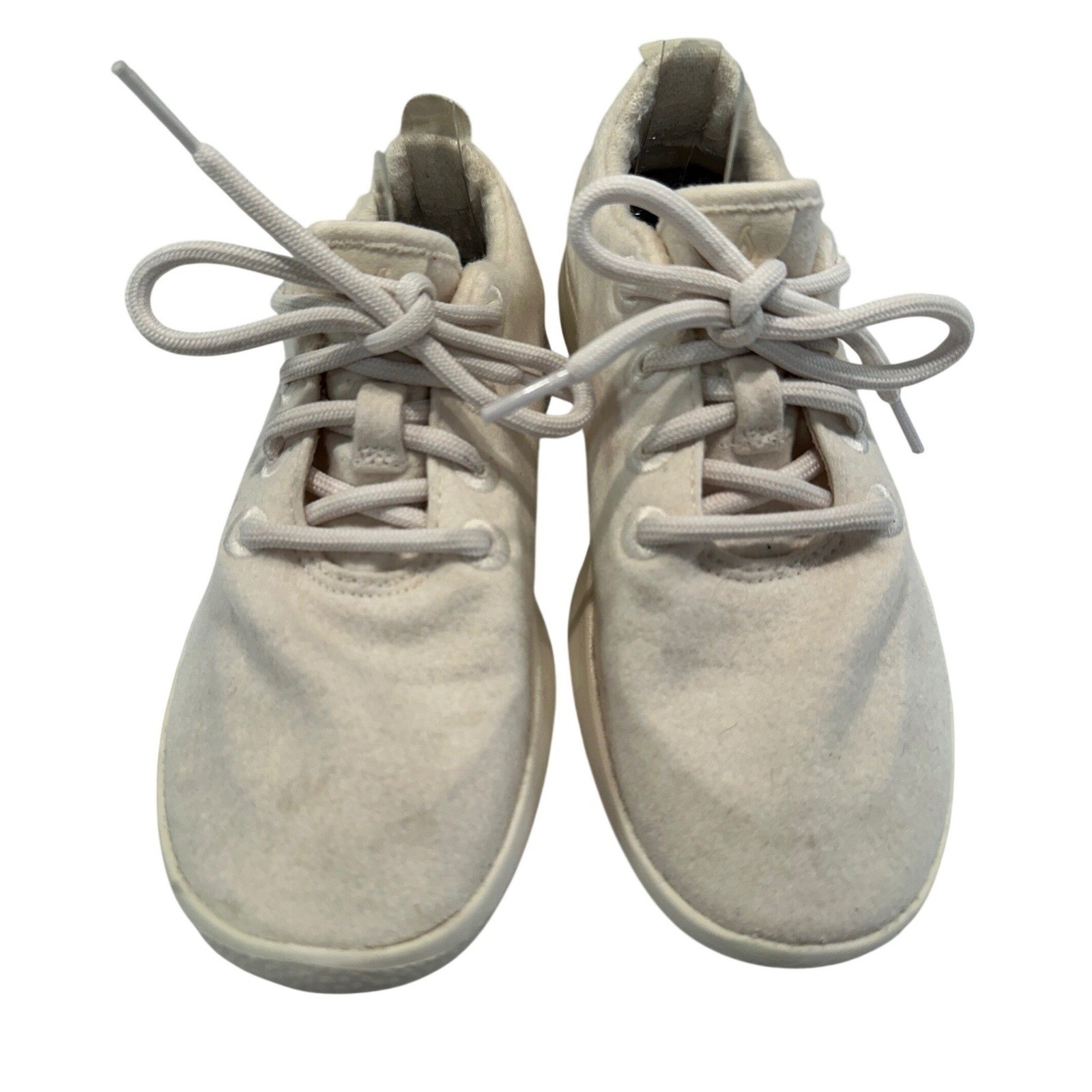 Allbirds Womens Wool Runner Sneakers Cream Off White Merino Wool Size 6 WRW6 thumbnail 2