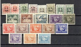 726sk169 Poland SO Silesia MH MNH collection old lot