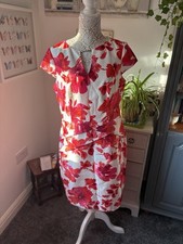 Roman Pink Floral Shift Style Dress Size 16 Worn Once
