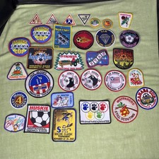31 VTG Girl Scout Event Patches 1990s 2000s Camp Soccer Holiday Mixed Lot