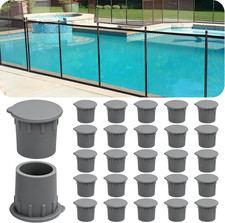 Pool Fence Caps  25Pcs Silicone Pool Fence Ho...