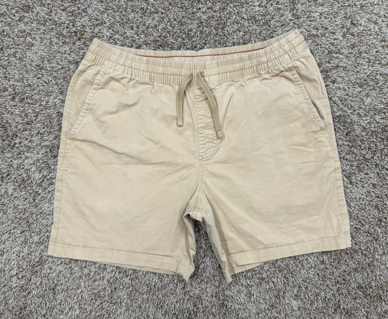 Vans Range Elastic Waist Cotton Drawstring Shorts… - image 1