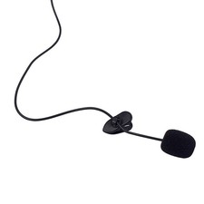 Omnidirectional Mini Microphone Clip Microphone for Tablets Phones Black